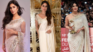 IN PHOTOS: Katrina Kaif, Kareena Kapoor & Priyanka Chopra’s love for embellished designer sarees