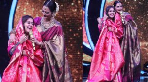Indian Idol 12: Rekha gifts a saree to Neha Kakkar as ‘shaadi ka shagun’
