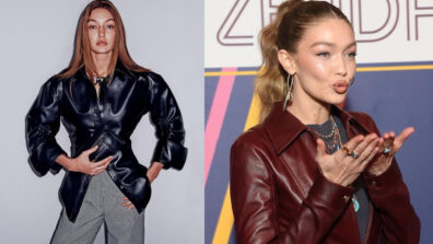 Inspo From Gigi Hadid To Rock The Leather Looks Flawlessly