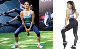 Jacqueline Fernandez and her stunning looks in yoga pants