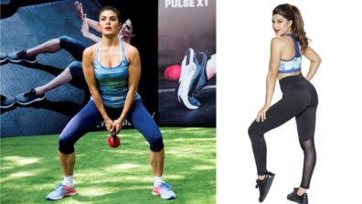 Jacqueline Fernandez and her stunning looks in yoga pants