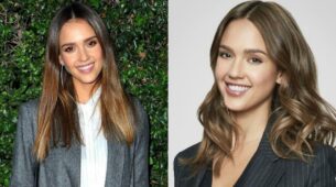 Jessica Alba Showing How To Wear One Blazer In 2 Styles, Video Here