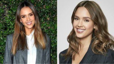 Jessica Alba Showing How To Wear One Blazer In 2 Styles, Video Here