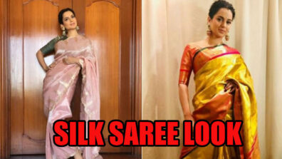 Kangana Ranaut’s Silk Saree Collection Is Worth To Count On For Your Festive Look