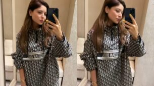 Kanika Kapoor Looks Pretty In Louis Vuitton Print Outfit