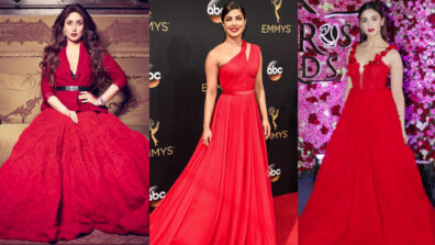 Kareena Kapoor Vs Priyanka Chopra Vs Alia Bhatt: Who looks the prettiest in red gown avatar?