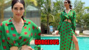 Karishma Tanna looks gorgeous in latest green co-ord set