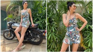 Karishma Tanna’s Printed Mini Dress Is Perfect For Your Summer OOTD