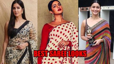 Katrina Kaif, Priyanka Chopra, Alia Bhatt’s Saree Looks Are Too Hot To Handle!