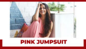 Keerthy Suresh Exudes Temperature In Pink Jumpsuit