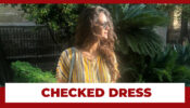 Keerthy Suresh Looks Stunning In Checked Dress