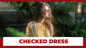 Keerthy Suresh Looks Stunning In Checked Dress