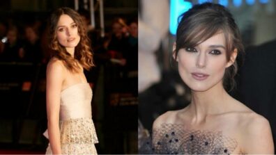 Kiera Knightley In Off-Shoulder Gowns, Which Look Would You Prefer For Your Birthday Party?