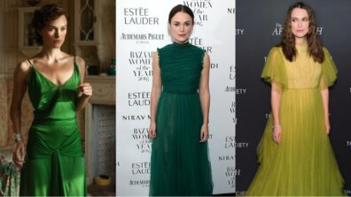 Kiera Knightley Looks Like A Dream In Gorgeous Green Gowns