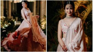 Kriti Kharbanda Looks Elegant In This Outfit By Sawan Gandhi