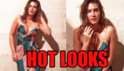 Kriti Sanon stuns netizens with her color-blocked slip dress with a thigh slit, have a look