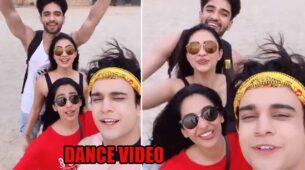 Kumkum Bhagya actors Mugdha Chaphekar, Krishna Kaul, Pooja Banerjee and Zeeshan Khan’s dance video on beach goes viral