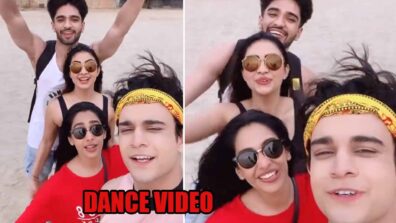 Kumkum Bhagya actors Mugdha Chaphekar, Krishna Kaul, Pooja Banerjee and Zeeshan Khan’s dance video on beach goes viral