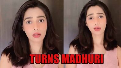 Kumkum Bhagya actress Mugdha Chaphekar turns Madhuri Dixit, check video