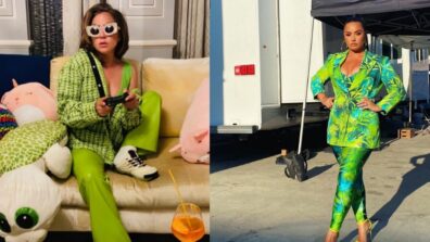 Lady Gaga Vs Demi Lovato: Who Slew The All Green Looks? Vote Now