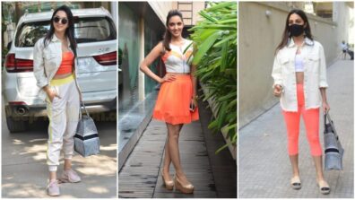 Lesson To Learn From Kiara Advani To Add Pop Of Orange Colour To Look Chic And Stylish