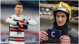 Just Wow Moment: Captain’s Arm-band That Ronaldo Threw In Anger Against Serbia Was Sold For 55 Lakh