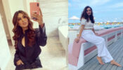 Love the Black/White style? Take style cues from Nia Sharma and Surbhi Jyoti