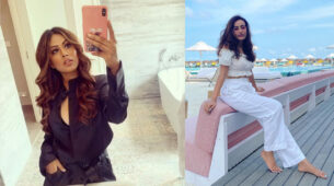Love the Black/White style? Take style cues from Nia Sharma and Surbhi Jyoti