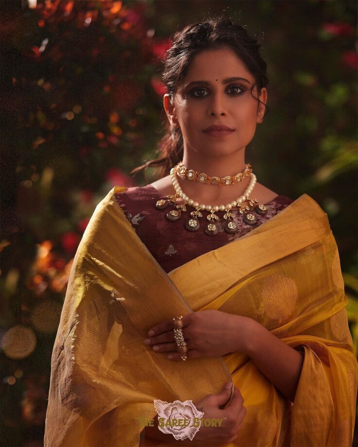 Marathi Beauty Sai Tamhankar’s Hottest Saree Moments To Make You Feel The Heat - 4