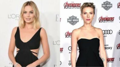 Margot Robbie In Black Dress Vs Scarlett Johansson In Black Dress: Who Stole Your Heart?