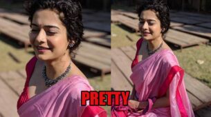 Mithila Palkar looks pretty in saree, wishes fans on Gudi Padwa