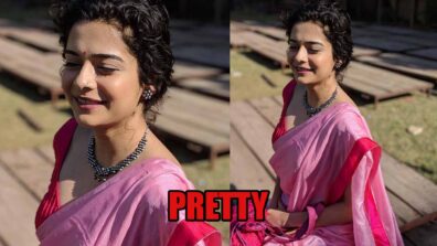 Mithila Palkar looks pretty in saree, wishes fans on Gudi Padwa