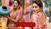 Monalisa Looked Like ‘Gaon Ki Gori’ In Her Pastel Floral Saree!