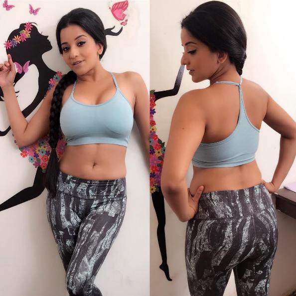 Monalisa’s BOLD look in Gym Pants - 0