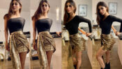 Mouni Roy sets internet on fire with latest golden shimmery outfit, wants you to get attracted to her like a ‘magnet’
