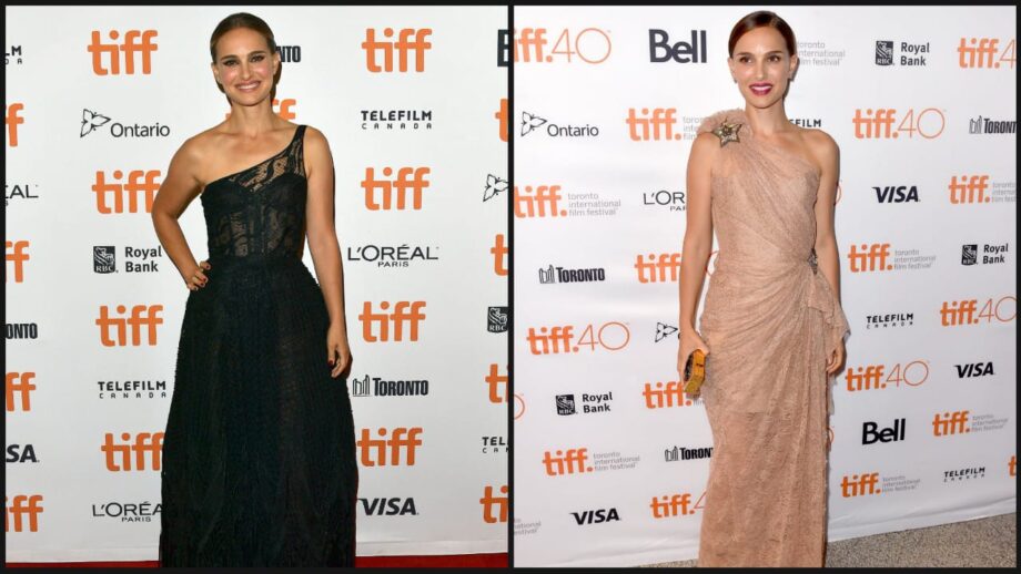 Natalie Portman Looked Super Fabulous In One Shouldered Lace Gown, See Here 376509