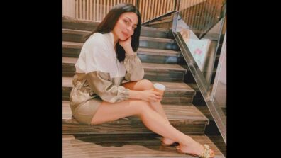 Neeru Bajwa Looks Stunning In Beige Outfit