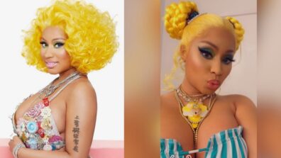 Nicki Minaj Looks Bright In Yellow Hair, See Here