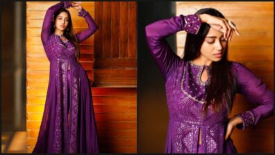 Nivetha Pethuraj Is Absolutely Slaying In Purple Minimal Embroidered Ethnic Wear, Have A Look