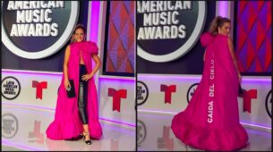 Oh So Gorgeous!! Sabrina Seara In Pink And Black Outfit