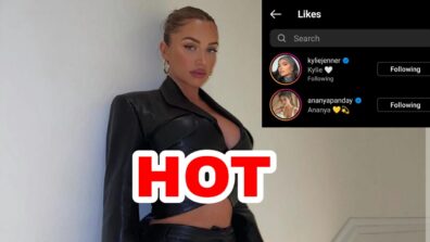 Oh So Hot: Anastasia Karanikolaou shares gorgeous photo in leather-strapped bodycon dress, Kylie Jenner & Ananya Panday love it