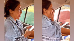 OMG: A big scary scorpion pops up in front of Hina Khan, check out her unbelievable reaction