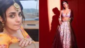 OMG: Angrezi Medium fame Radhika Madan flees in her bridal avatar, shares ‘runaway’ moment on social media