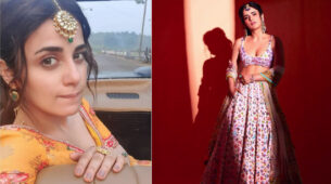 OMG: Angrezi Medium fame Radhika Madan flees in her bridal avatar, shares ‘runaway’ moment on social media