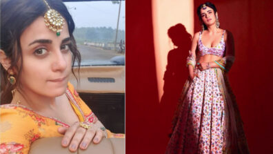 OMG: Angrezi Medium fame Radhika Madan flees in her bridal avatar, shares ‘runaway’ moment on social media