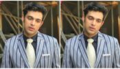 Parth Samthaan looks dashing in a striped suit, pictures here