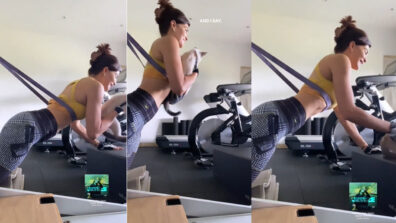 ‘PAW’orkout: Jacqueline Fernandes has a special workout partner in her cat, fans melt in AWE