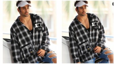 Pearl V. Puri is burning the internet with his knockout looks in a checkered shirt with a tennis cap, have a look