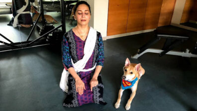 Pet Love: Madhuri Dixit & her pet dog work-out together, netizens can’t stop drooling