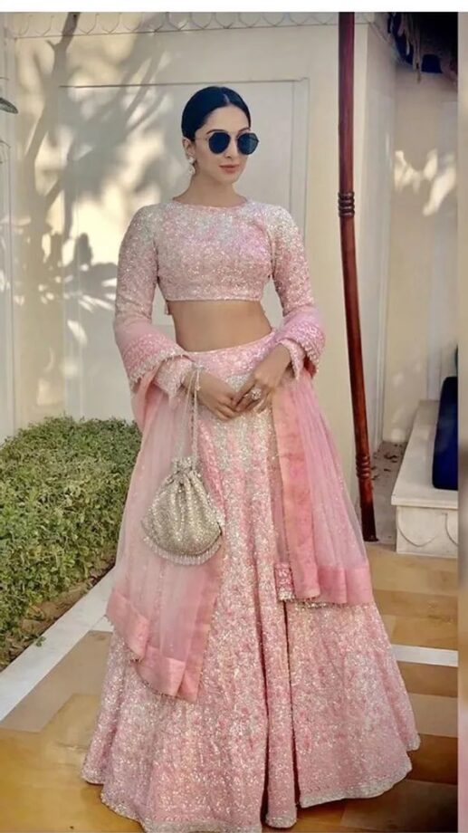 [Pick Your Favourite] Kiara Advani Vs Tara Sutaria Vs Shraddha Kapoor: Who looks prettiest in Rose coloured lehenga? - 2